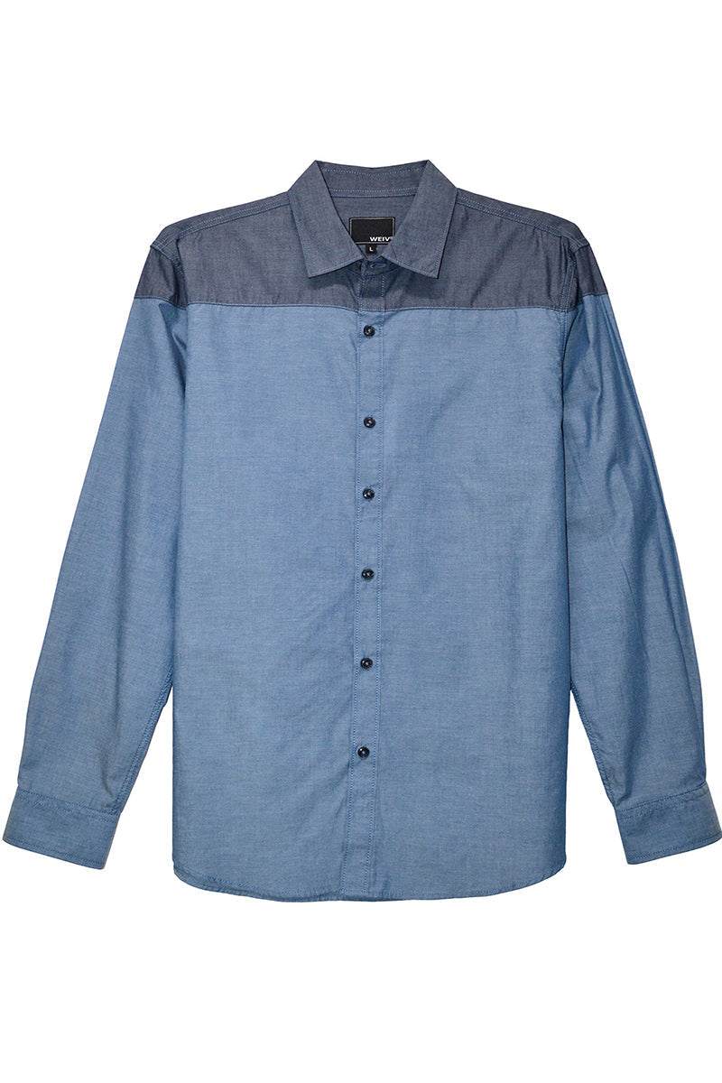 Milo Two-Tone Long Sleeve Shirt