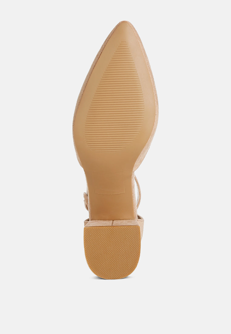 Stroot Mid Block Heel Sandals