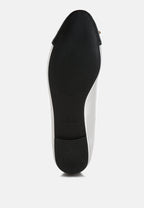 Minato Two Tone Ballet Flats