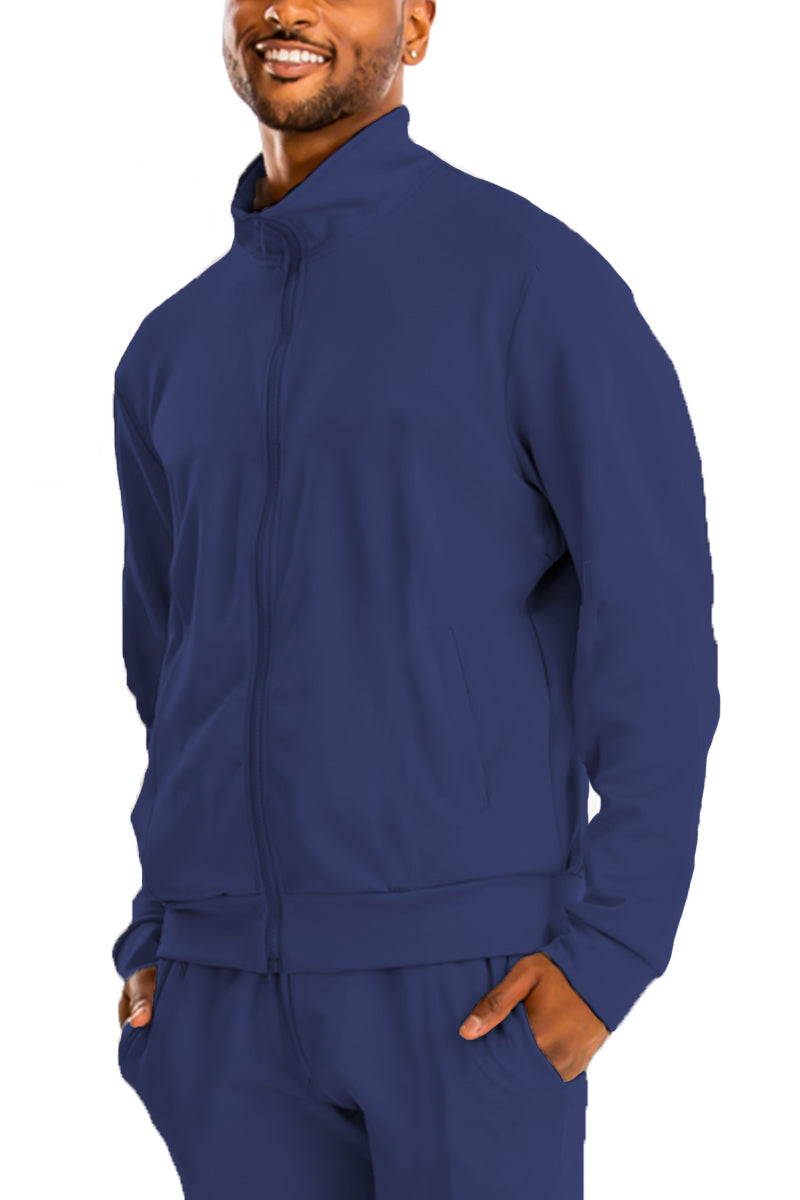 Essential Solid Track Jacket – Full Zip
