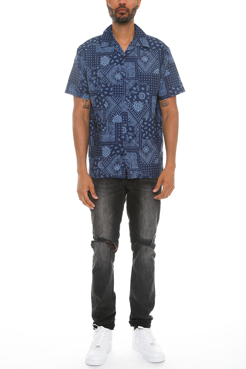 Dorian Print Button-Down Shirt | Regular Fit