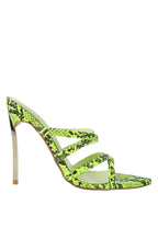 Nightclub Ready Strappy Stiletto Heel Sandals