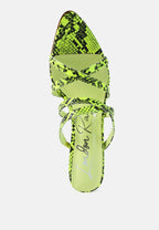 Nightclub Ready Strappy Stiletto Heel Sandals