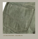 Red Tornado Mens Heavy Weight Indigo Selvage Washed Pants Sanforized Thick Raw Denim Jean