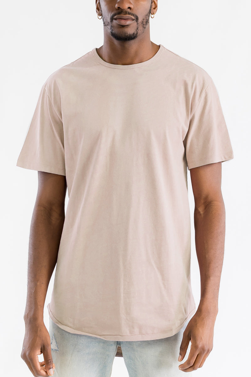Men's Classic Scallop Long Tee Shirts