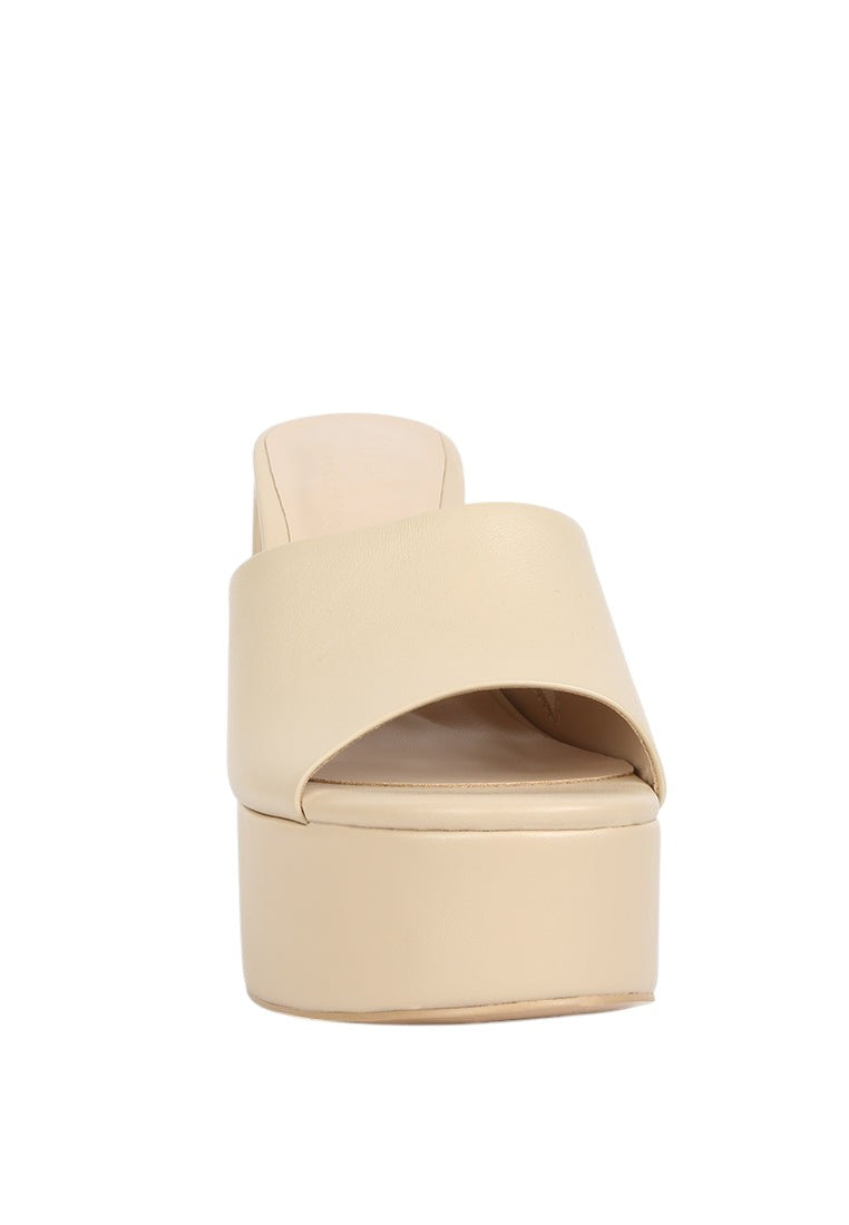 Shuri Open Toe High Block Heel Sandals