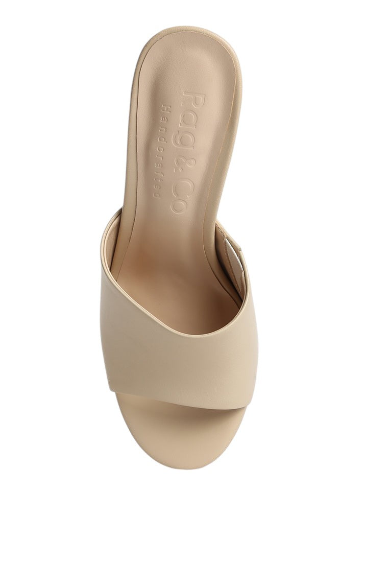 Shuri Open Toe High Block Heel Sandals