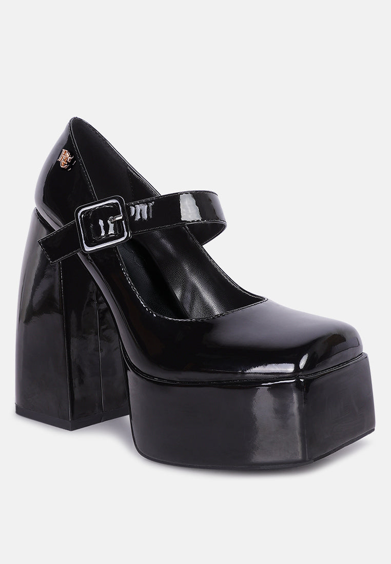 Pablo Statement High Platform Heel Mary Jane Sandals