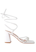 Piri Toe Ring Tie Up Block Sandals