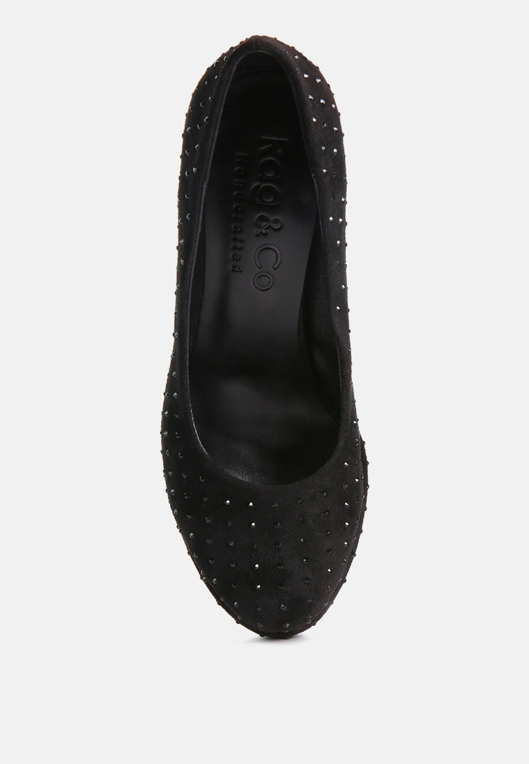 Poppins Glinting Platform High Pumps