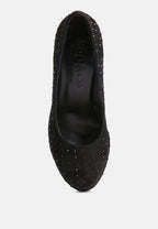 Poppins Glinting Platform High Pumps