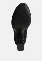 Poppins Glinting Platform High Pumps