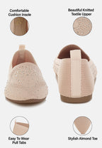 Abedi Rhinestone Embellished Pull Tab Loafers