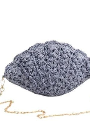 Women's Vacation Crochet Shell-Shaped  Bag