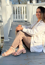 Amelia Minimalist Block Heel Sandal