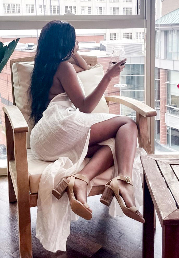 Dolph Stack Block Heeled Sandal
