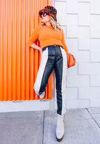 High Heeled Leather Ankle Boot
