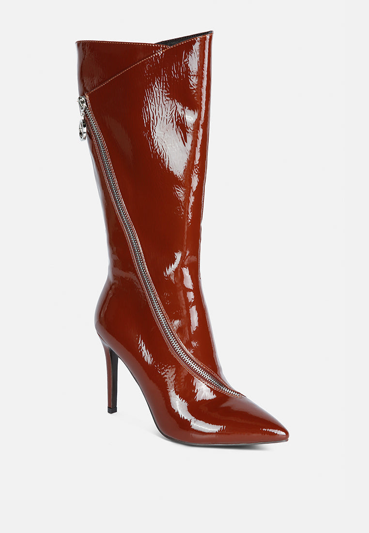 Tsaroh Zip Around Calf Boot