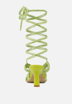 Beroe Braided Handcrafted Lace Up Sandal