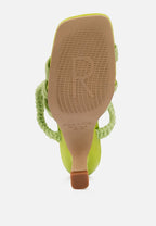 Beroe Braided Handcrafted Lace Up Sandal