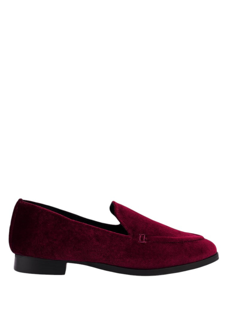 Luxe-Lap Velvet Handcrafted Loafers