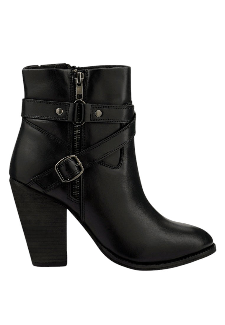 Cat-Track Leather Ankle Boots