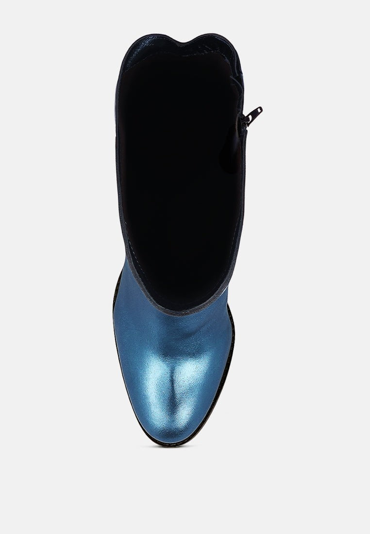 Great-Storm  Leather Calf Boots