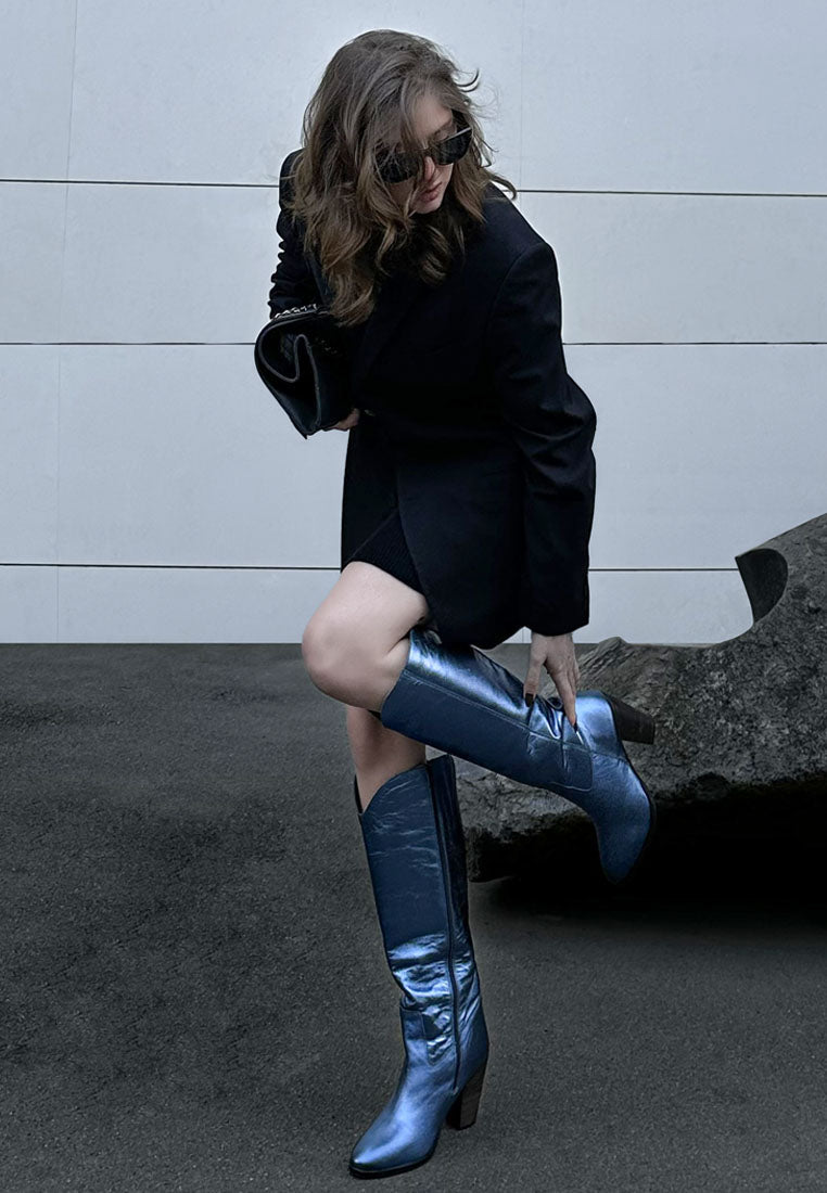 Great-Storm  Leather Calf Boots