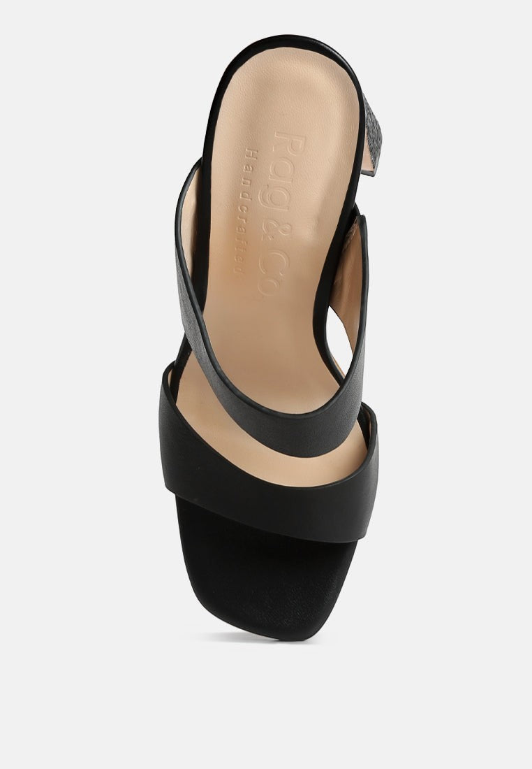 Alodia - Sandales fines à talons blocs