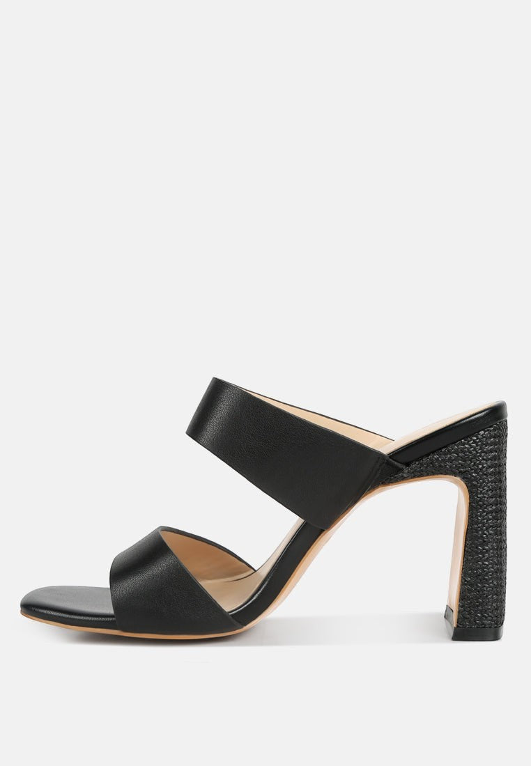 Alodia - Sandales fines à talons blocs