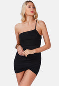 Ruched Bodycon Mini Dress