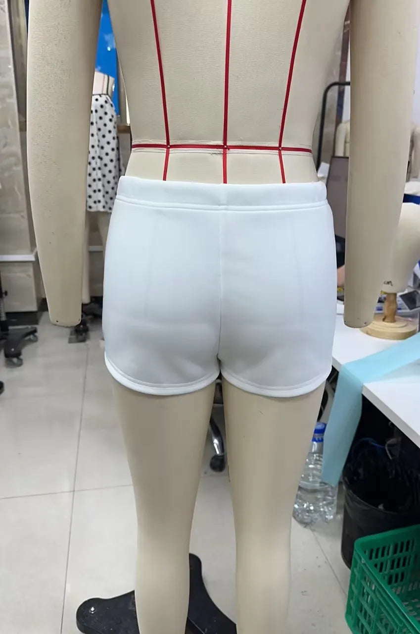 VacationGrabs Stretch Y2K Athletic Shorts for Yoga Running Exercise Slim Fit Short Pants Women High Waisted Mini Shorts for Summer