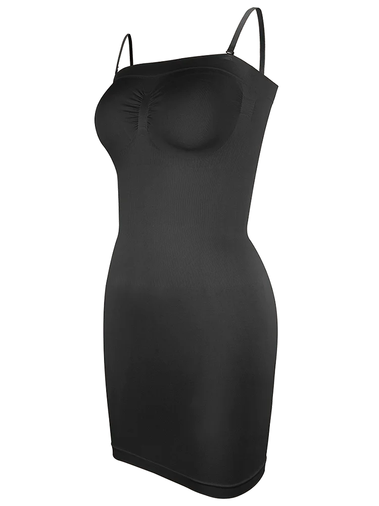 Women's Strapless Tummy Control Full Slip Body Shaper