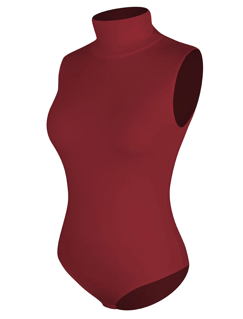 Women's High Collar Bodysuit Shaper - Tummy Control Corset