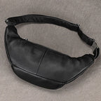Men's Genuine Leather Waist Pack & Chest Bag