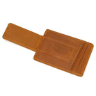 Luxury Designer Card Holder Money Clip Purse Wallet Genuine Leather - VacationGrabs