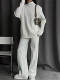 Autumn Winter Knitted Women's Tracksuit Set