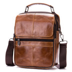 Men's 7.9" iPad Shoulder Bag Soft Leather Crossbody