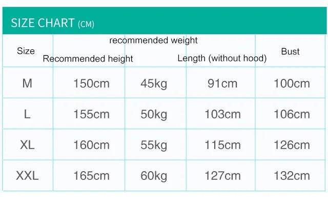 Adult Hooded Raincoat Outdoor Rainwear Transparent - VacationGrabs