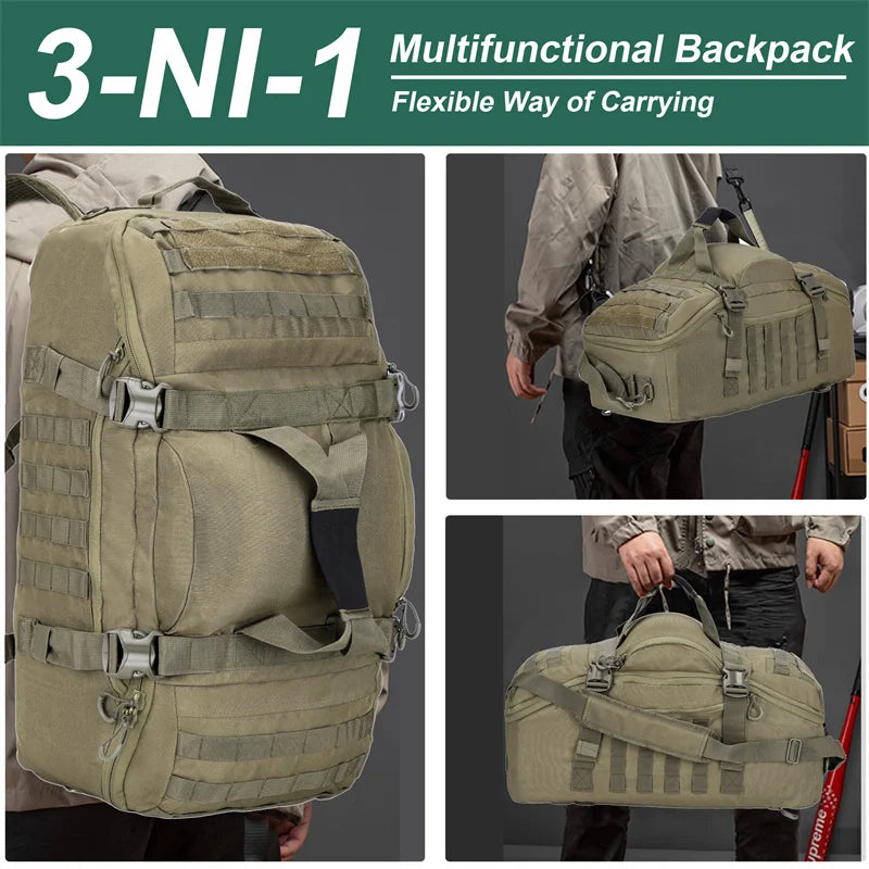 Molle Tactical Backpack 30L 45L 80L for Hiking & Camping