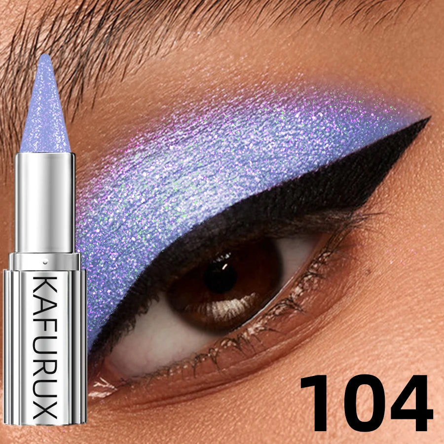 Waterproof Metallic Eyeshadow Pencil - 12 Shimmer Colors