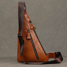 Casual Men’s Shoulder Bag Genuine Leather Crossbody Sling Bag - VacationGrabs