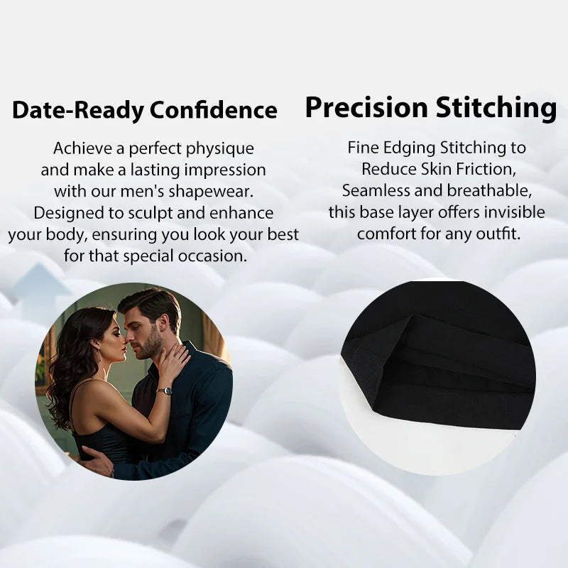 V Neck Shapewear Tank Top Men Slimming Body Shaper Compression Tummy Control Vest Sleeveless Shaper Underwear Waist Trainer 2026