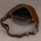 Men's Genuine Leather Sling Bag – Sport Waist & Chest Pack