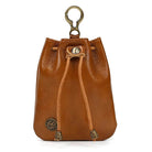 Creative Handmade Leather Coin Purse Retro Style with Silver Bag Design - VacationGrabs