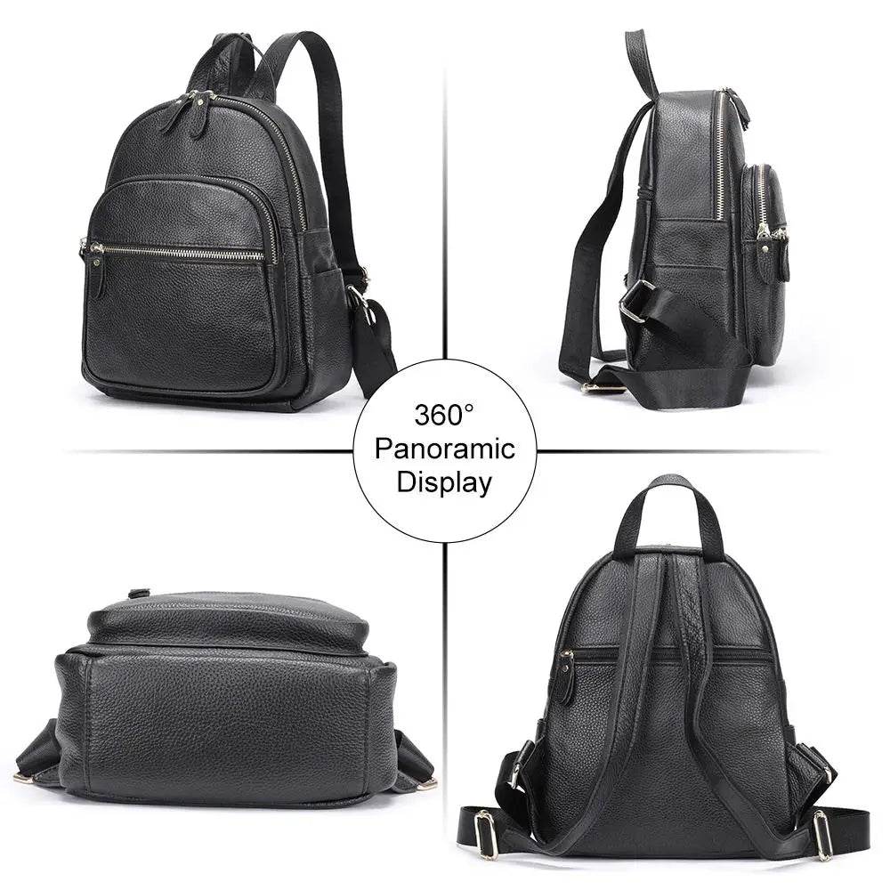 Genuine Leather Women’s Backpack for Travel & School Backpack - VacationGrabs