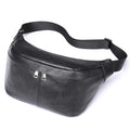 Genuine Leather Chest Sling Bag for Men – Vintage Style