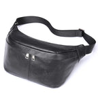 Genuine Leather Chest Sling Bag for Men – Vintage Style