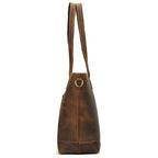 Designer Leather Handbag Women Fashion Work Totes Cowhide - VacationGrabs
