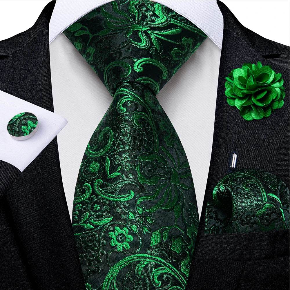 Silk Tie Sets for Men - Daring Patterns - VacationGrabs